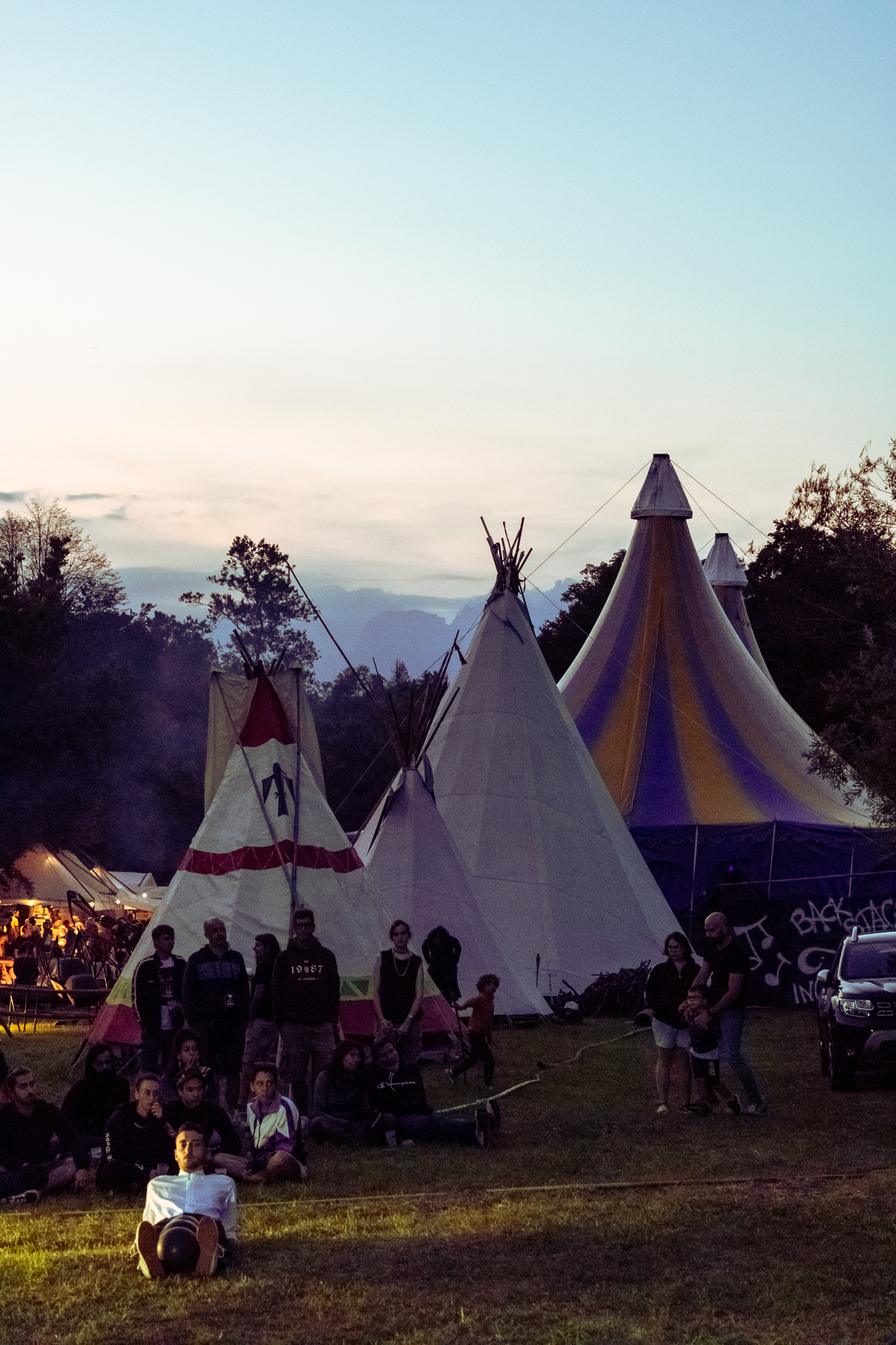 Pamali Festival, i tepee
